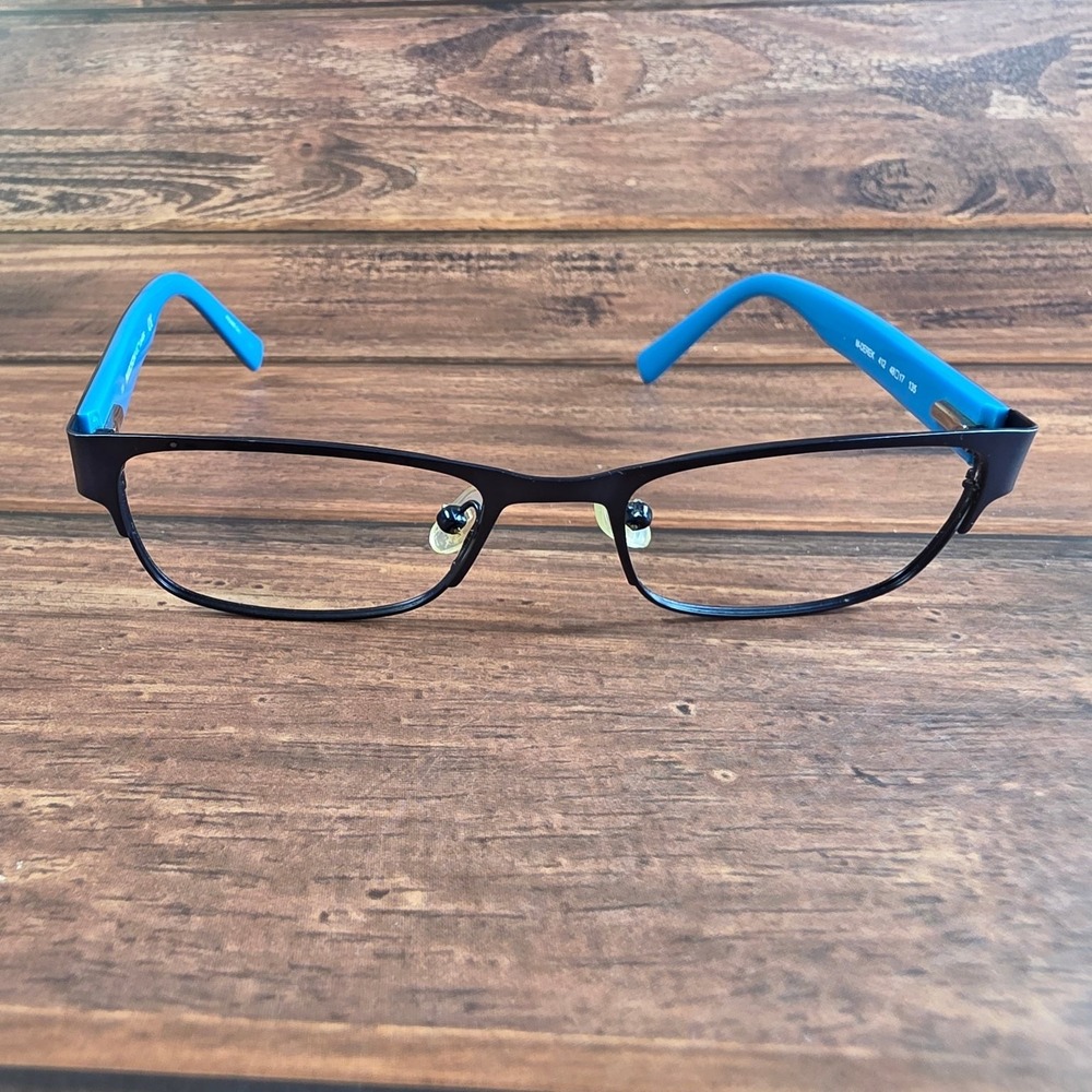 Marchon NYC‎ Junior Women's Black Blue 48mm Eyeglasses Frame